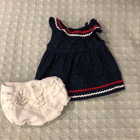 Janie and Jack Other - Janie & Jack Red, White and Blue Outfit